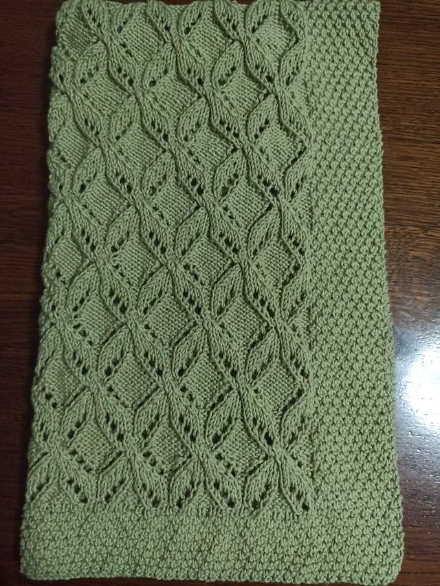 Copertina per neonato verde