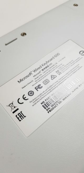 Teclado Multimedia Microsoft blanco