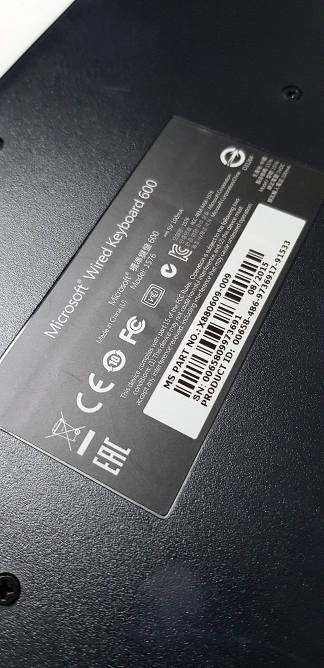 Teclado Multimedia Microsoft