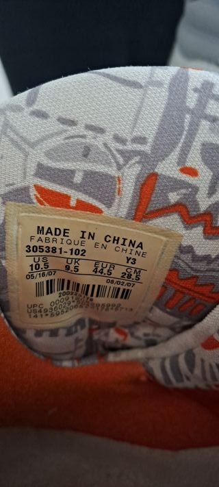 Nike Air Jordan VIII 8 retro orange 2007 og aqua