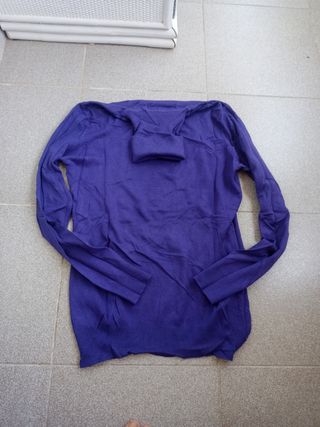 Jersey lila . zara. Talla L
