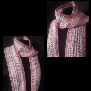 Bufanda hecha a mano crochet