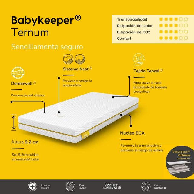 Colchón cuna babykeeper