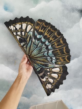 Abanico pintado a mano 