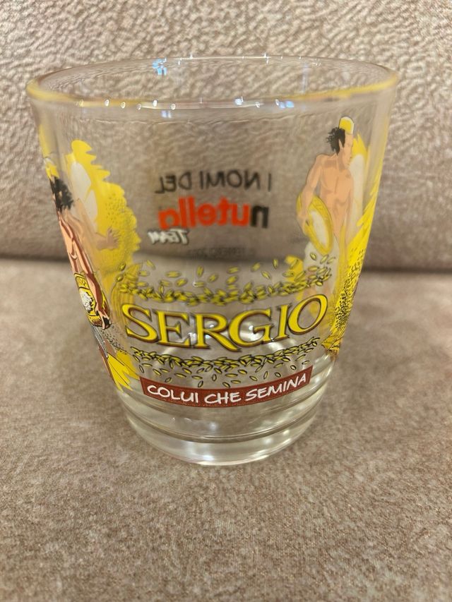 Bicchieri Nutella Vintage con i nomi