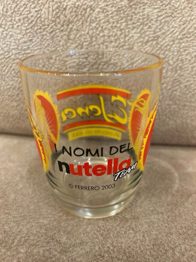 Bicchieri Nutella Vintage con i nomi