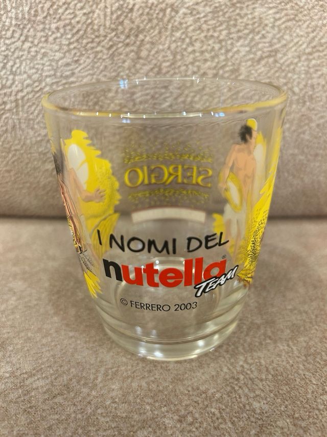 Bicchieri Nutella Vintage con i nomi