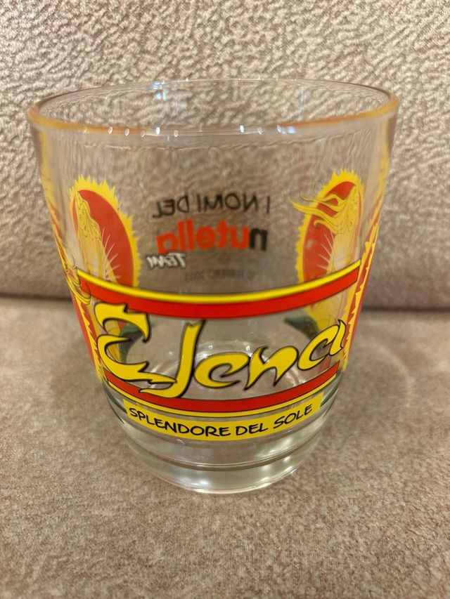 Bicchieri Nutella Vintage con i nomi