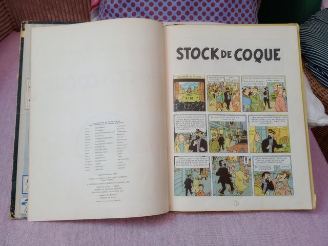 Tintín Stock de Coque 1965