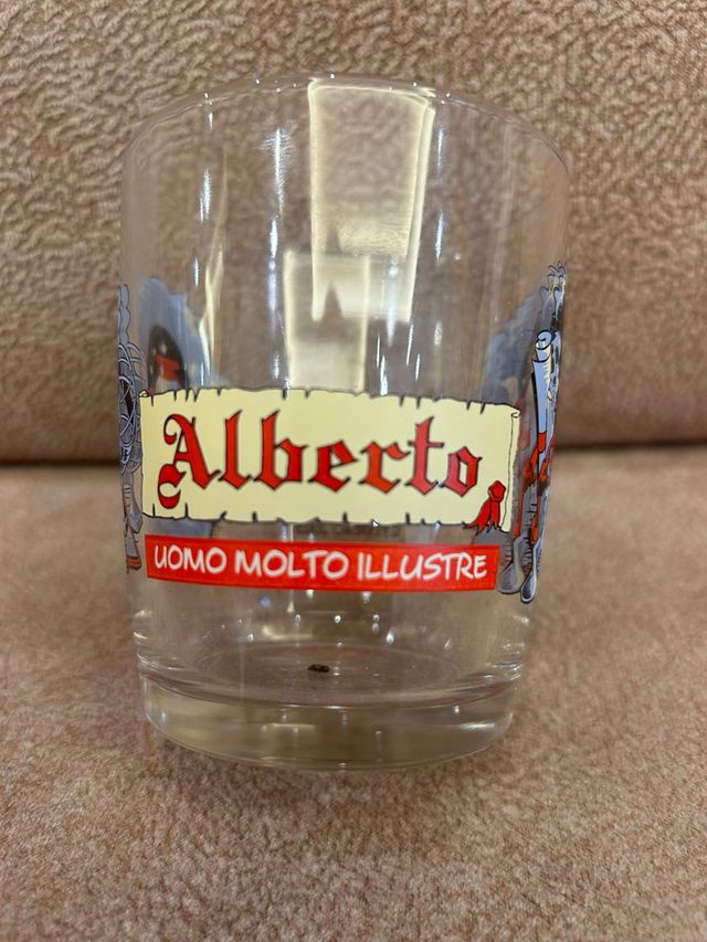 Bicchieri Vintage della Nutella con nomi