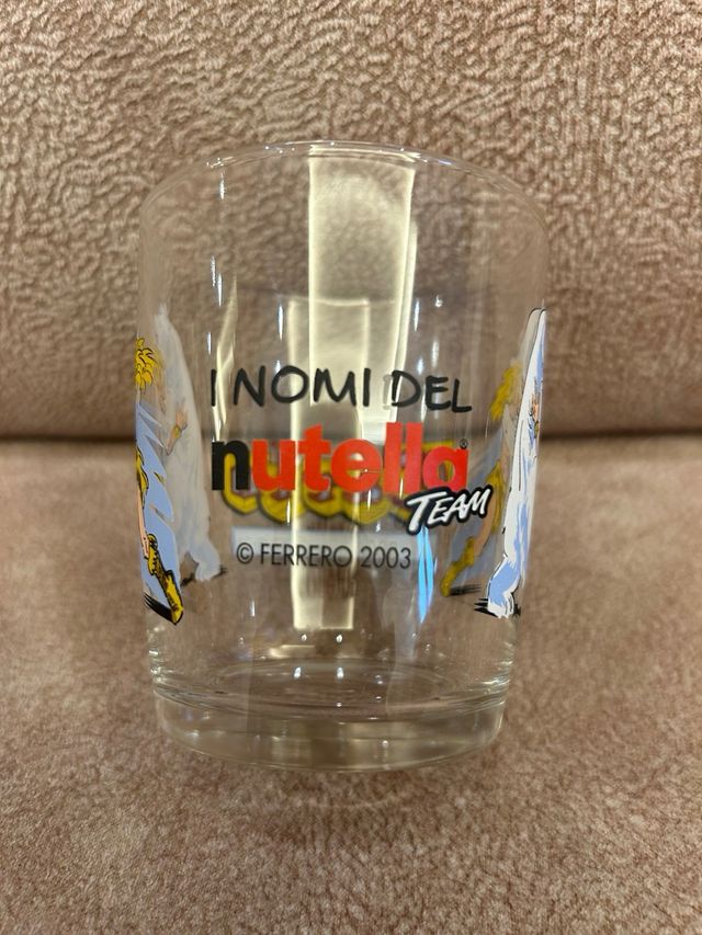 Bicchieri Vintage della Nutella con nomi