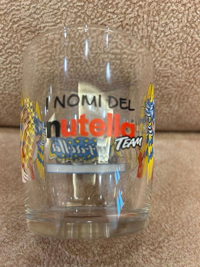 Bicchieri Vintage della Nutella con nomi