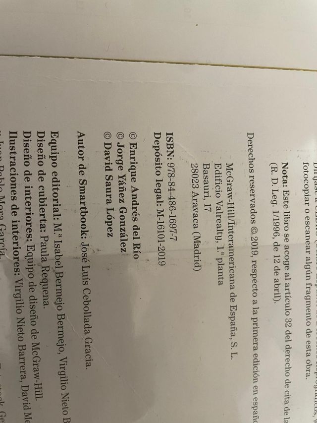 Libro Física y Química 1° bachillerato