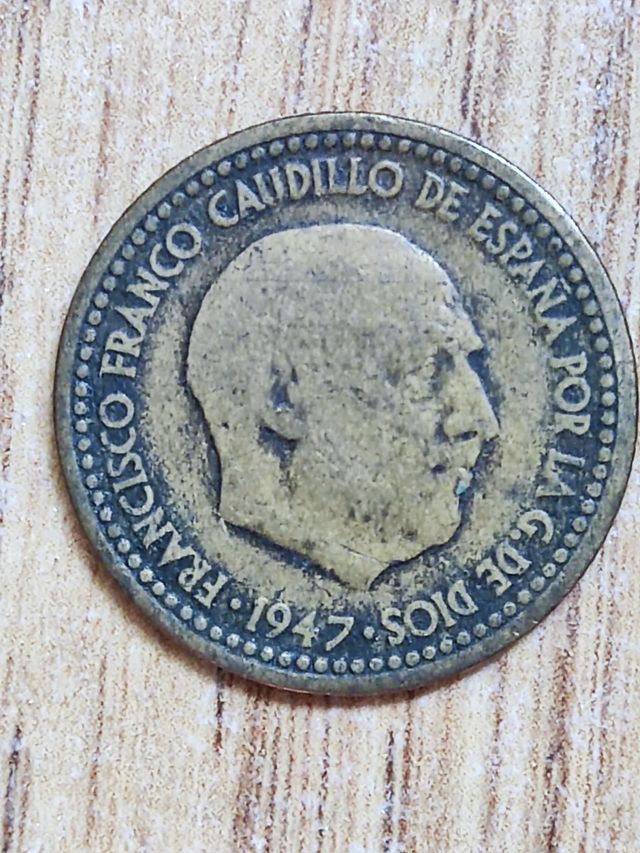 Moneda 1 peseta 1947