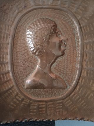 Quadro sbalzo in rame vero vintage