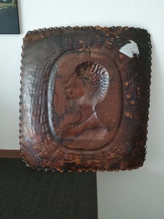 Quadro sbalzo in rame vero vintage