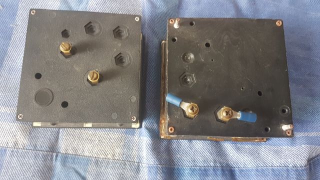 Scala dell'orologio 0-500 volt.