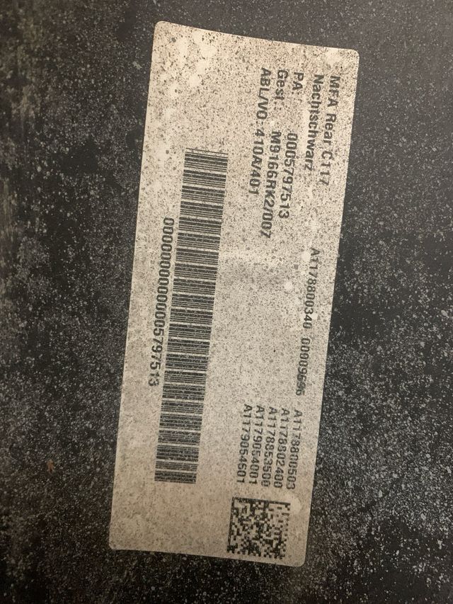 Parachoques trasero Mercedes CLA Shooting Brake 