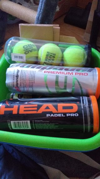 Pelotas padel usadas 15 unidades