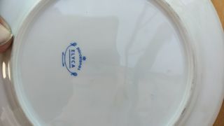 Plato porcelana año xacobeo oro de ley 