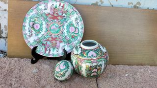 Auténtico tibor chino porcelana 