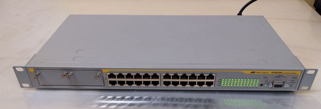 switch lan 24 porte con cavo alimentazione 100mbps