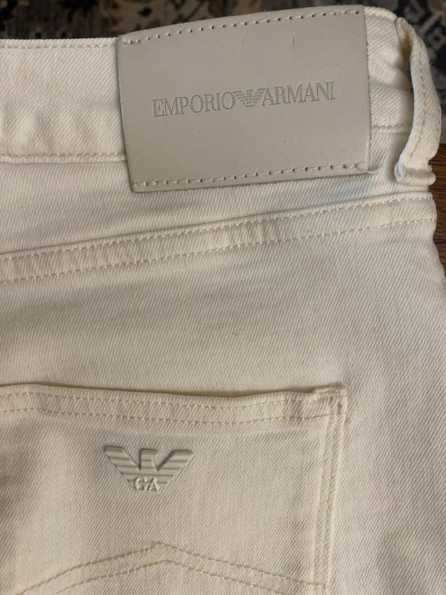 Pantalón Armani blancos mujer talla 28
