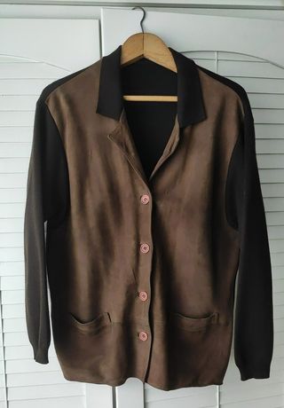 Chaqueta de ante vintage retro años 70 unisex