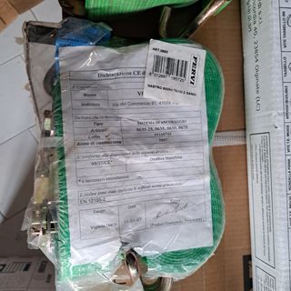 Cinghie a cricchetto professionali.