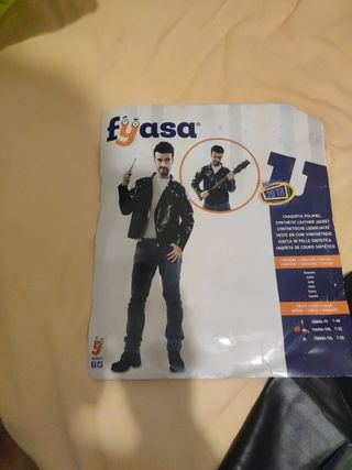 Disfraz chaqueta rokera 