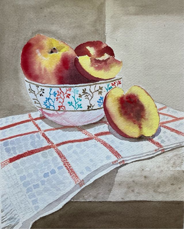 Acquerello originale dipinto a mano natura