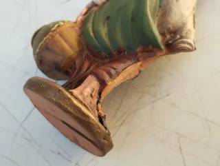 11 statuine da presepe in terracotta difetti