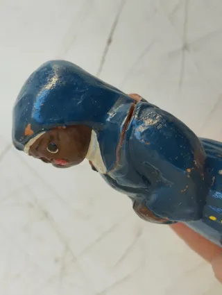 11 statuine da presepe in terracotta difetti