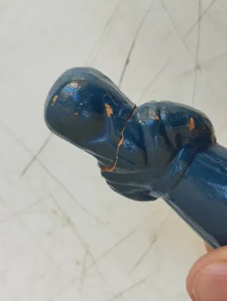 11 statuine da presepe in terracotta difetti