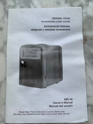 Mini nevera Coca-Cola