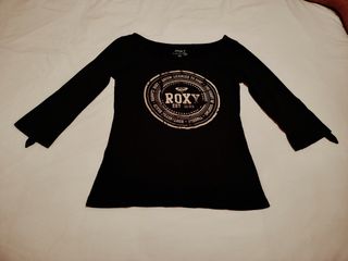 💖Camiseta negra de 3/4 de ROXY💖