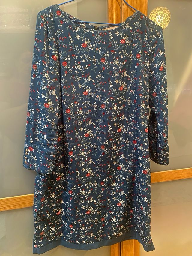 Vestido estampado flores