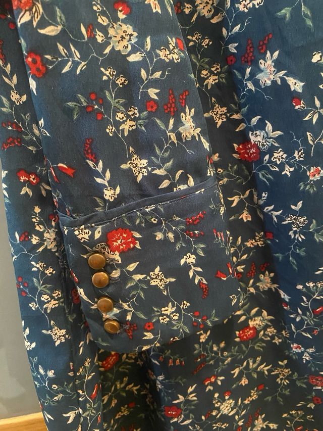 Vestido estampado flores