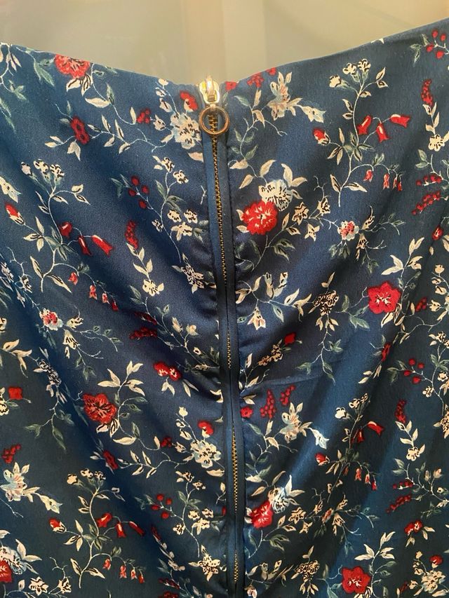 Vestido estampado flores