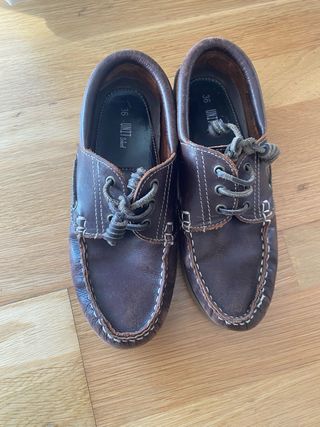 Náuticos piel talla 36