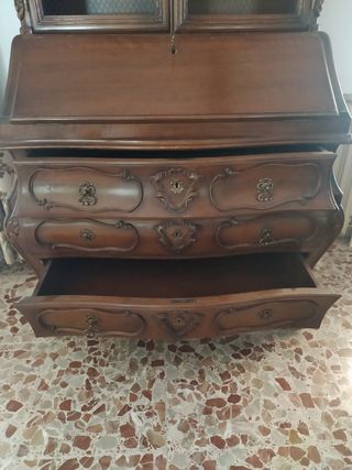 Rebajas Antigüedad vitrina, escritorio