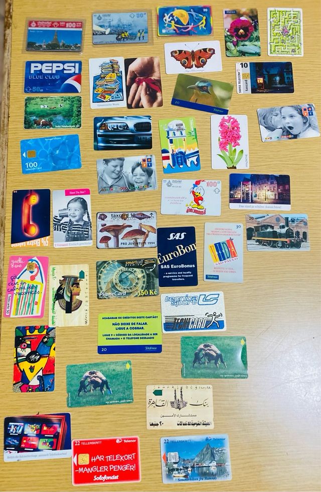 Schede Telefoniche Estere da Collezione