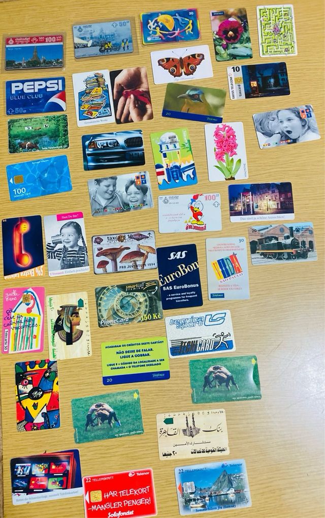 Schede Telefoniche Estere da Collezione