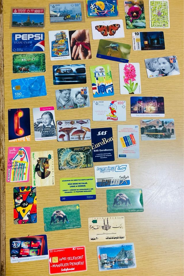 Schede Telefoniche Estere da Collezione