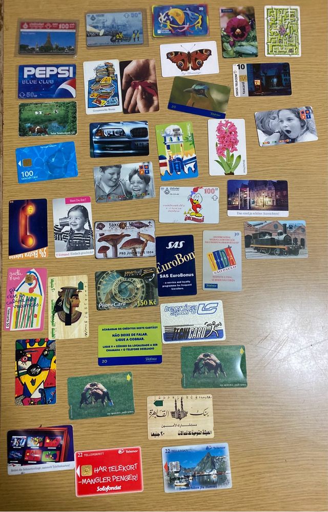 Schede Telefoniche Estere da Collezione