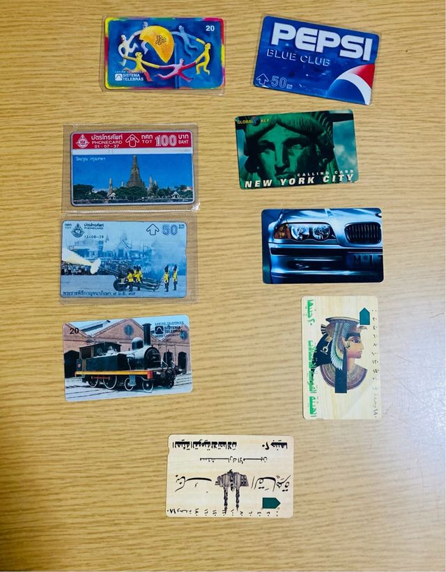 Schede Telefoniche Estere da Collezione