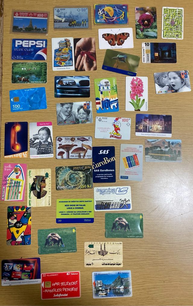 Schede Telefoniche Estere da Collezione