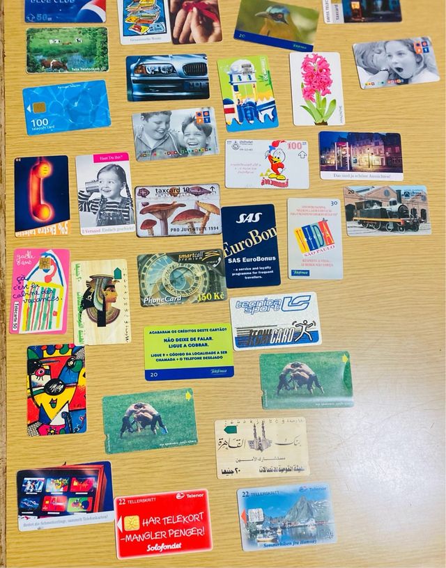 Schede Telefoniche Estere da Collezione