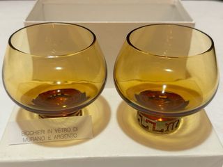 Bicchieri vetro di Murano