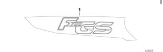 BMW F700 GS. CALCA LATERAL DERECHA
